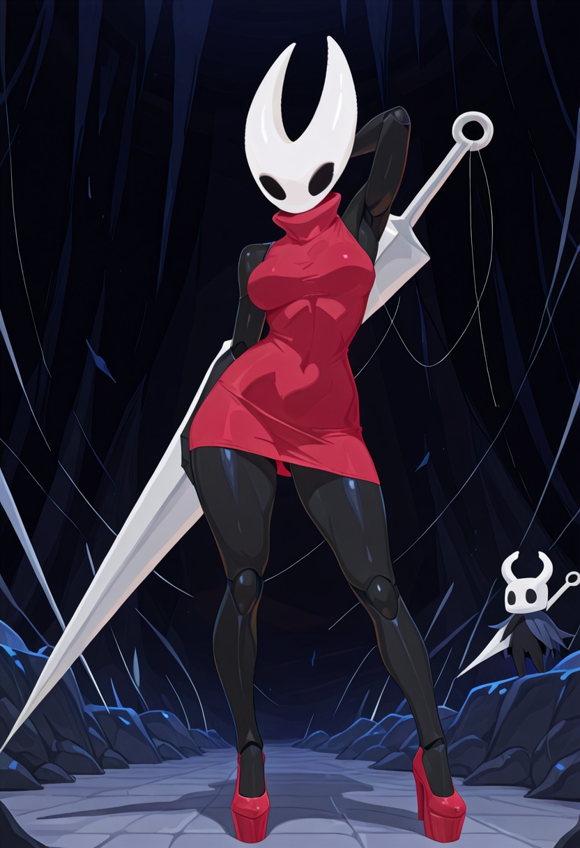 hornet \(hollow knight\),  needle \(hollow knight\),  1girl on Tensor.Art