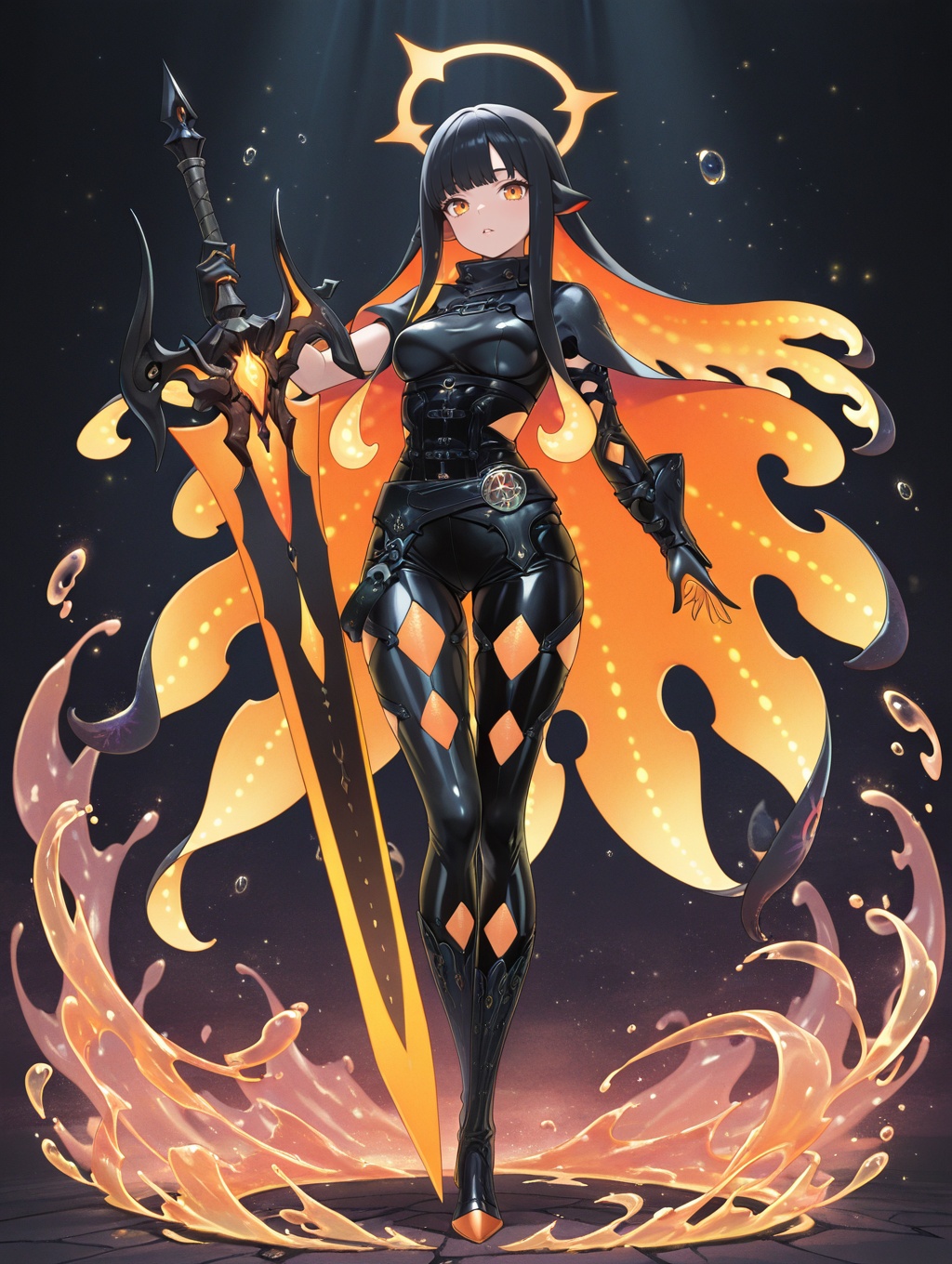namielle armor,  1girl,  greatsword on Tensor.Art