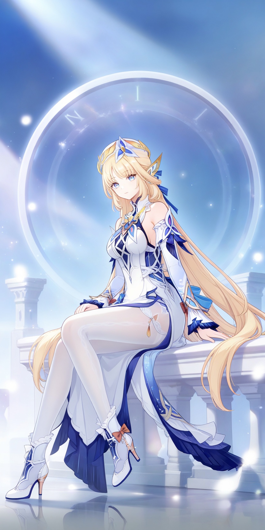 1girl,  blonde hair,  solo by DJ大江东去 on Tensor.Art