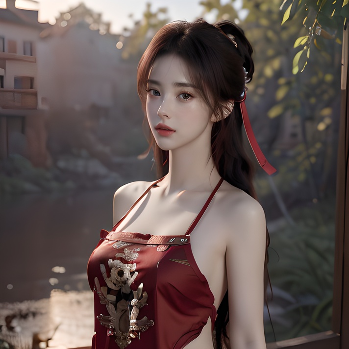 (8k, RAW photo, best quality, masterpiece:1.2), (realistic, photo-realistic:1.2)(raw photo) (extremely detailed CG unity 8k wallpaper) detailed and intricate, original,highres,[1girl:background:0.6]looking at viewer,upper  body，red shidudou,   <lora:shidudou_20230603041725:0.7>