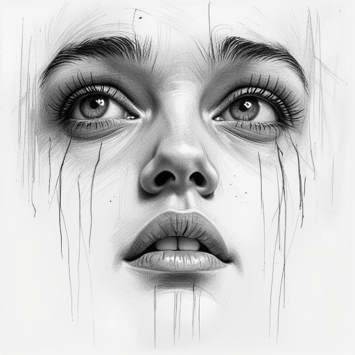 Cinematic picture,  Impressionism,  Pencil drawing on Tensor.Art