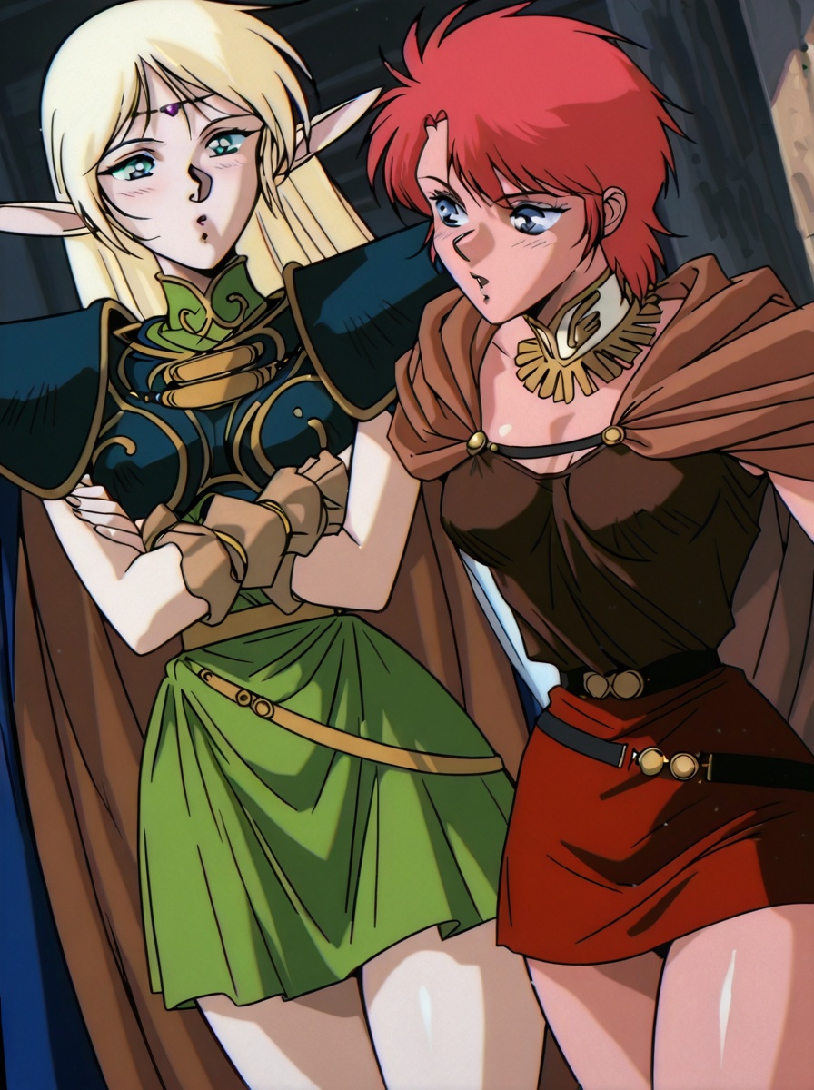 lodoss,  2girls,  deedlit on Tensor.Art