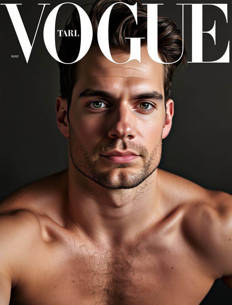 sks man ,  cover art,  VOGUE on Tensor.Art