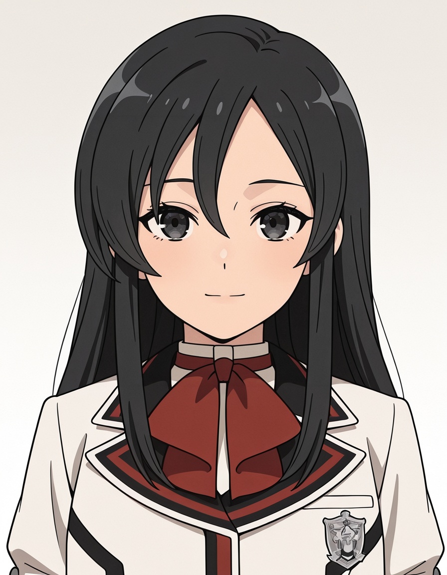 shizuka nanahoshi (mushoku tensei),  long hair,  black hair on Tensor.Art