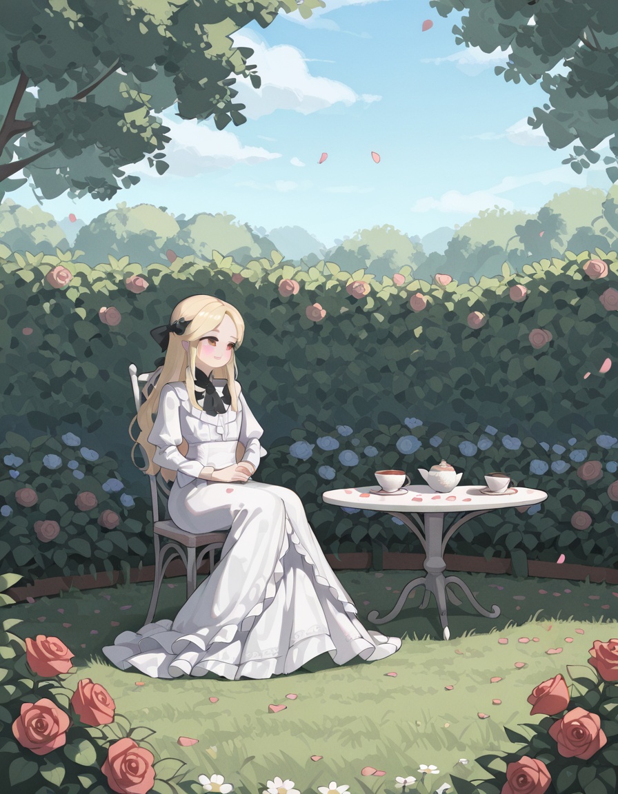 bstyleglade,  flowers,  outdoors on Tensor.Art