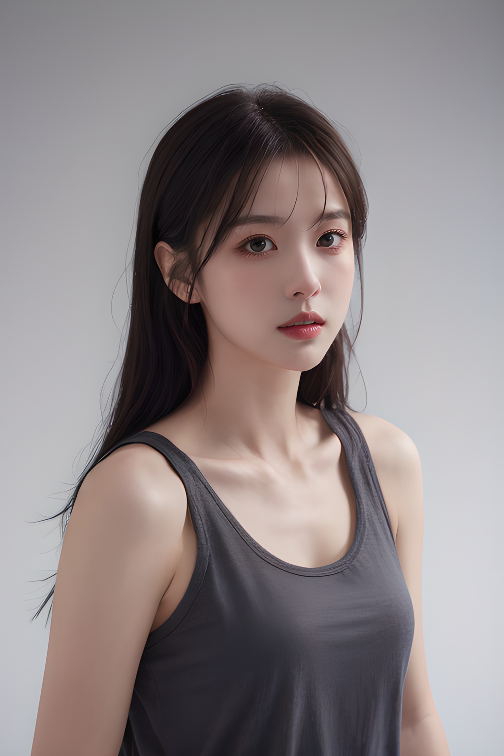 <lora:0810_09:0.7>,simple background,****_top,, 1girl,realistic,masterpiece, best quality, photorealistic, HDR,detail