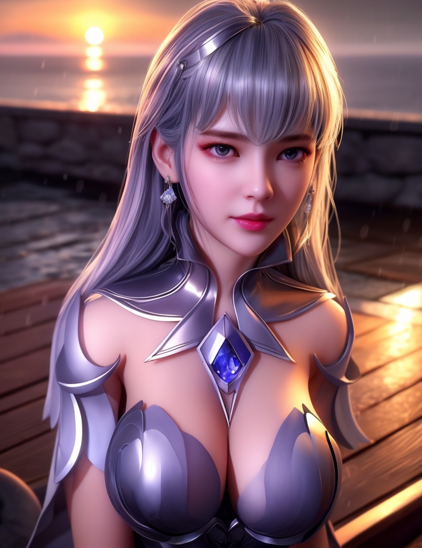 <lora:532-DA-斗罗大陆-叶泠泠:0.8>(,1girl, ,best quality, ),looking at viewer,  ,,ultra detailed 8k cg, ultra detailed background ,ultra realistic 8k cg,          cinematic lighting, cinematic bloom, (( , )),,  , unreal, science fiction,  luxury, jewelry, diamond, pearl, gem, sapphire, ruby, emerald, intricate detail, delicate pattern, charming, alluring, seductive, erotic, enchanting, hair ornament, necklace, earrings, bracelet, armlet,halo,masterpiece, (( , )),, realistic,science fiction,mole,   ,cherry blossoms,,(((Best quality, masterpiece, ultra high res, (photorealistic:1.4), raw photo, 1girl, ,rain, , sunlight, sunset, qianqiu wanxia,     )))  (cleavage), (),