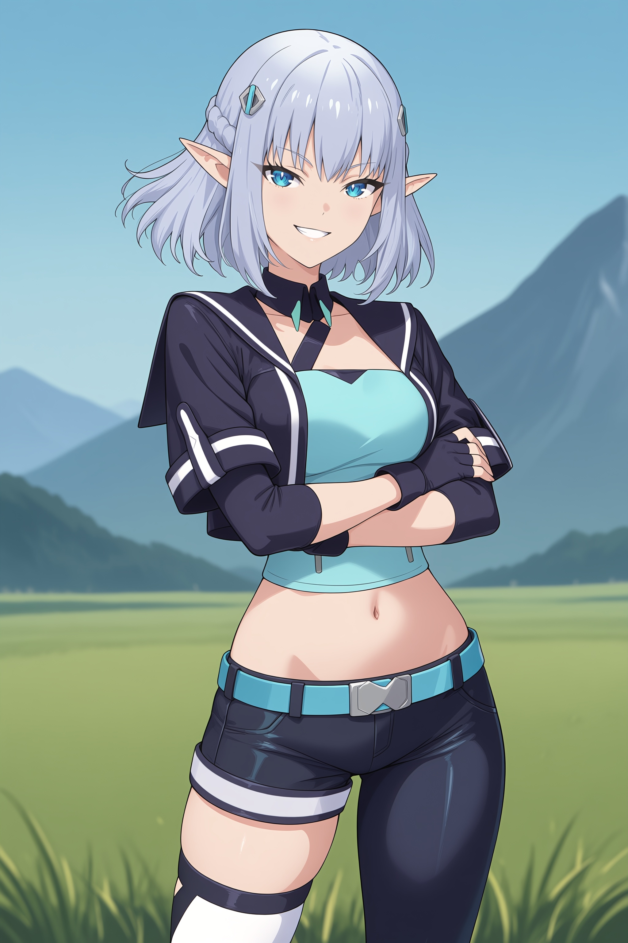 elma(reborn-space-mercenary),  1girl,  solo on Tensor.Art