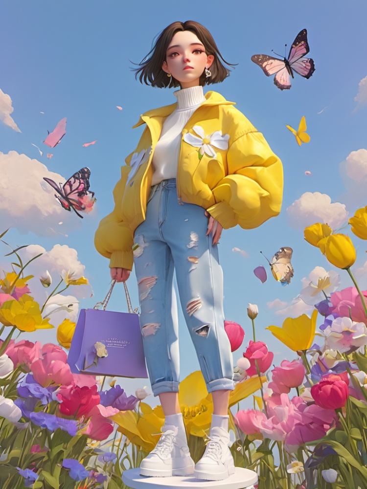 618购物女孩 by 小资AI画廊 on Tensor.Art