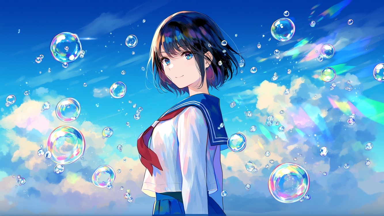 青岚空灵/水彩风格 by chosen鲷 on Tensor.Art