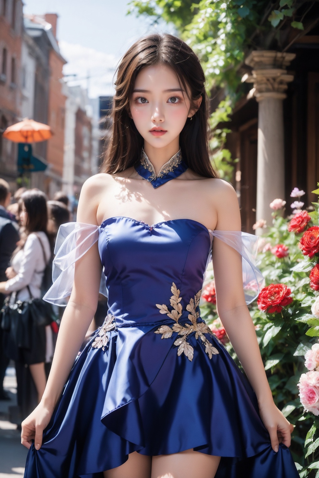 18 y.o girl,dress,<lora:Again_Style:0.8>,<lora:Again_Girl_A11:0.8>