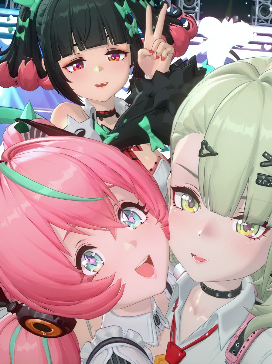 zenless,  3girls,  aria on Tensor.Art