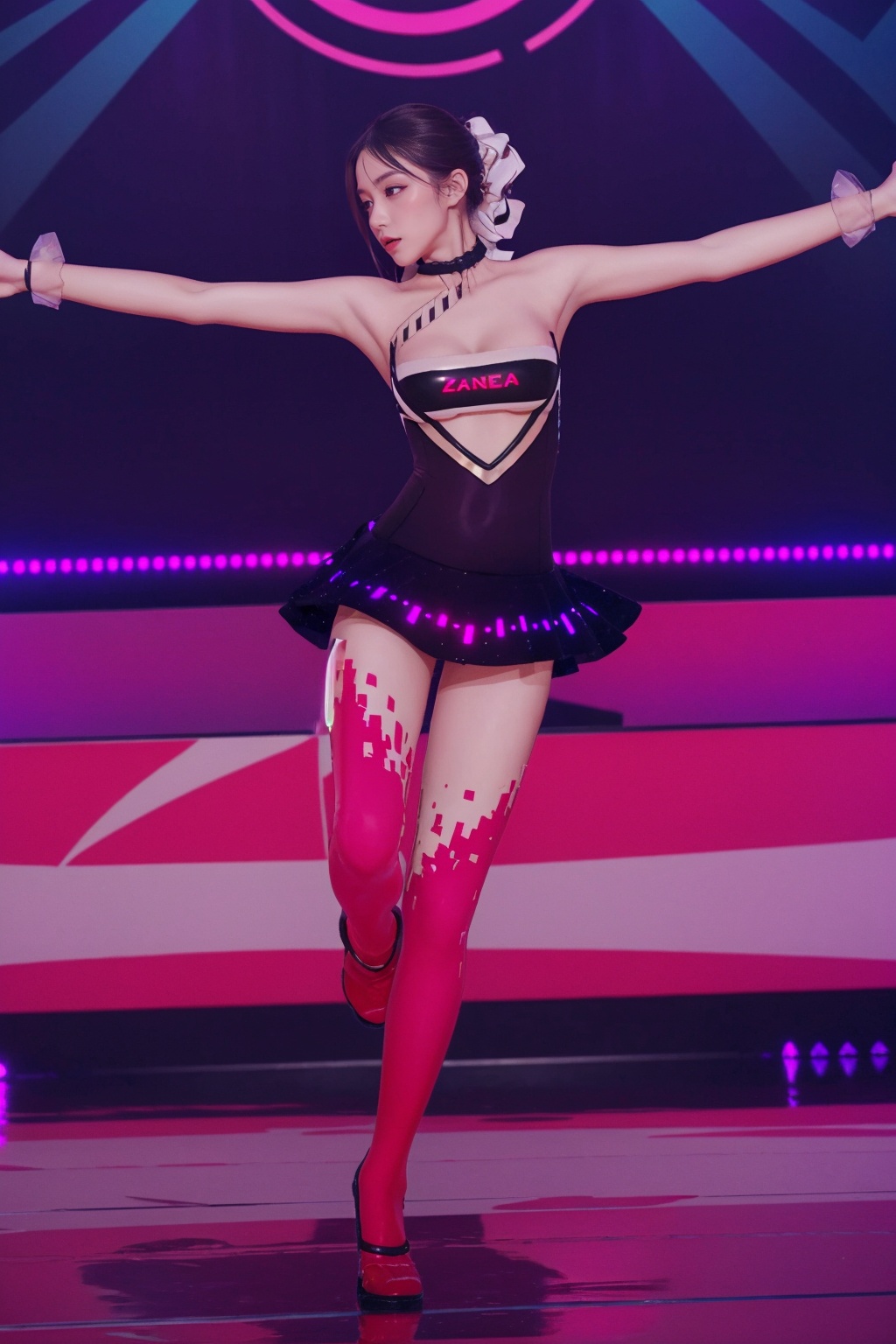 1girl,wsfz-044,solo,(full body:1.3),dancer action,