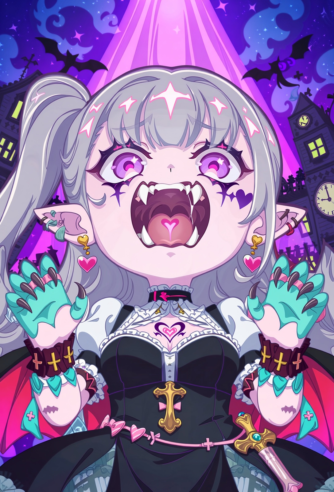 safe,  1girl,  claw \ on Tensor.Art