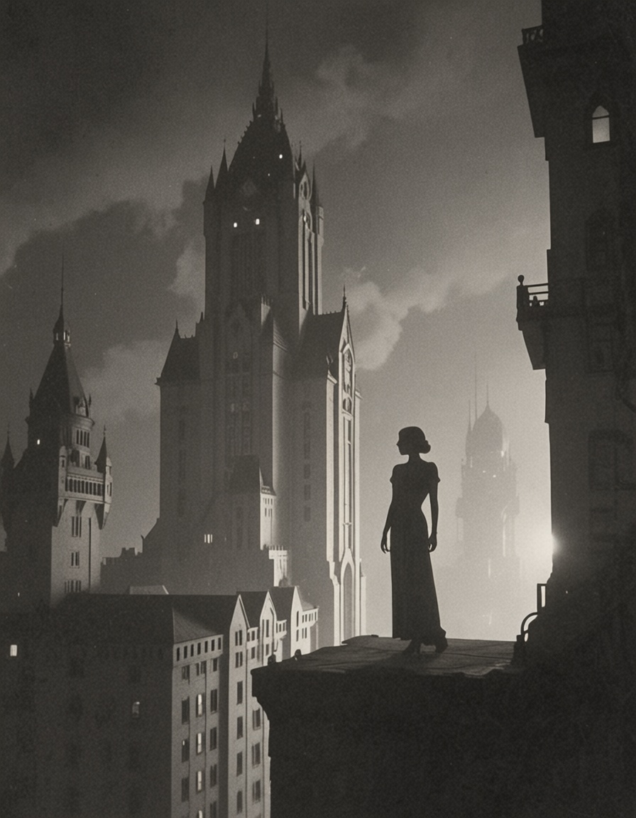 castle OhSoSilent,  metropolis,  1girl on Tensor.Art