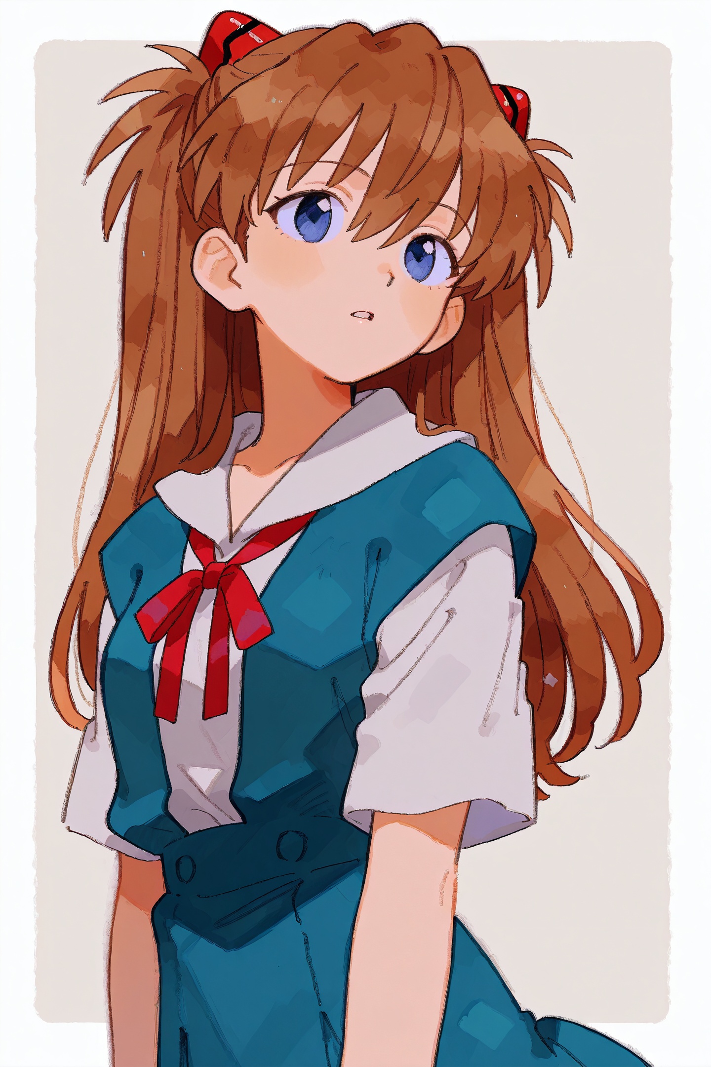 zettai22 Style,  1girl,  souryuu asuka langley on Tensor.Art