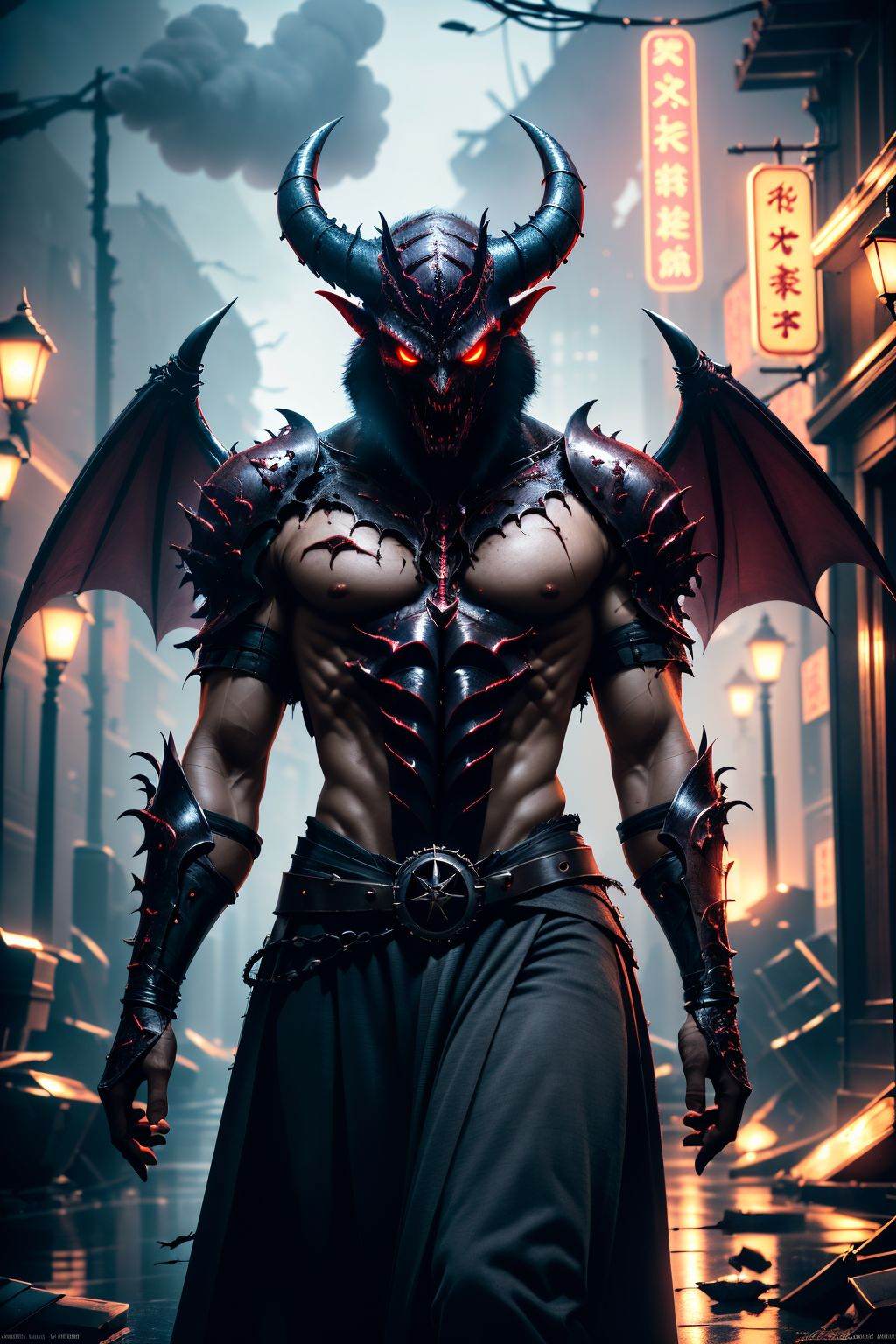 Demon,  Malevolent supernatural being,  evil on Tensor.Art