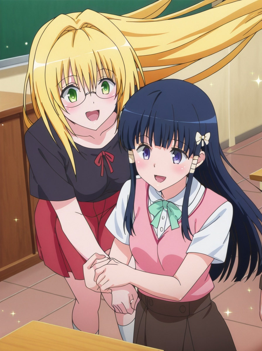 tlodark,  2girls,  tearju on Tensor.Art