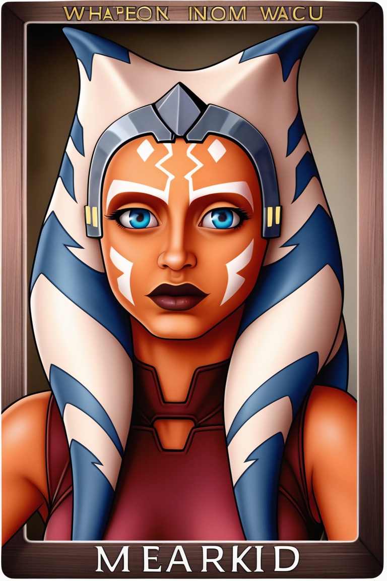 1 girl,  Ahsoka Tano,  half body portrait on Tensor.Art