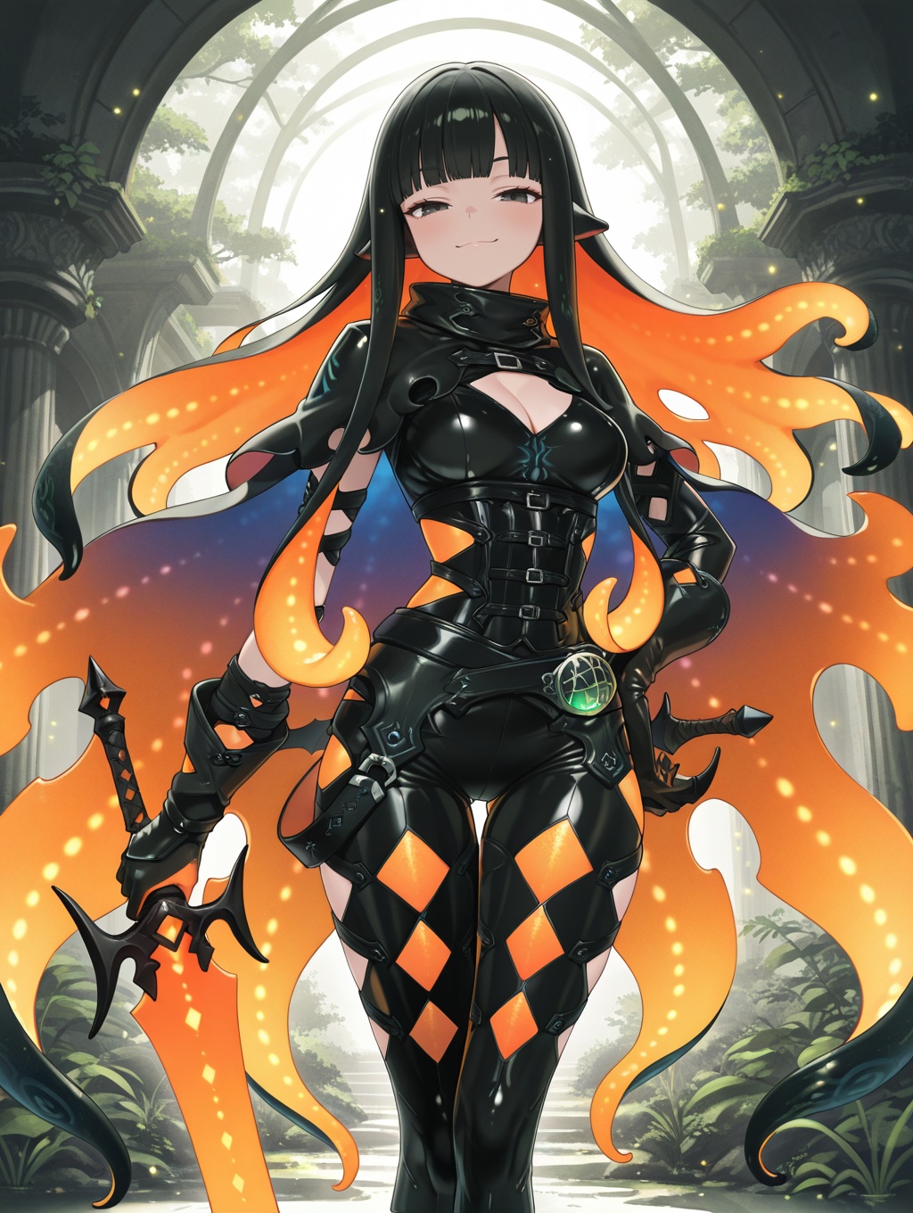 namielle armor,  1girl,  solo on Tensor.Art