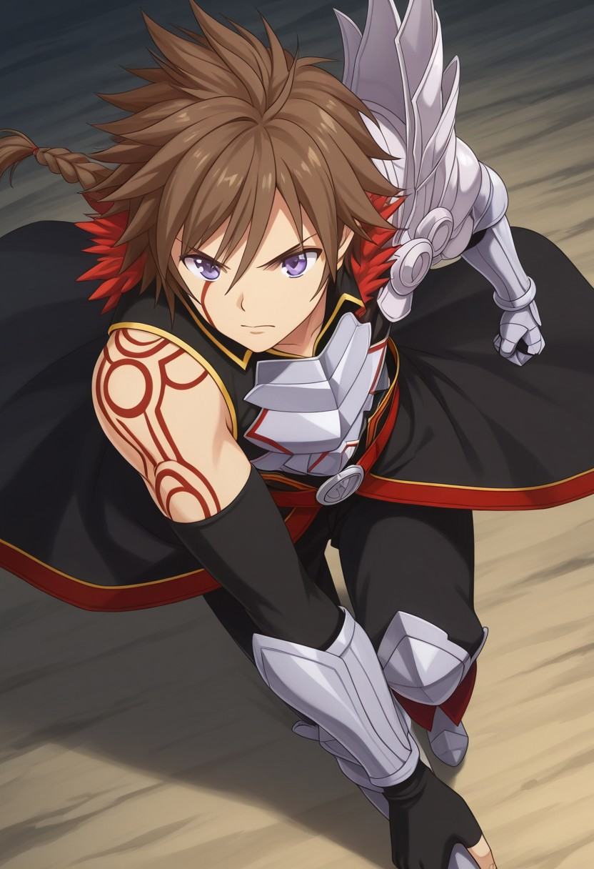 Anime,  solo male,  male focus on Tensor.Art