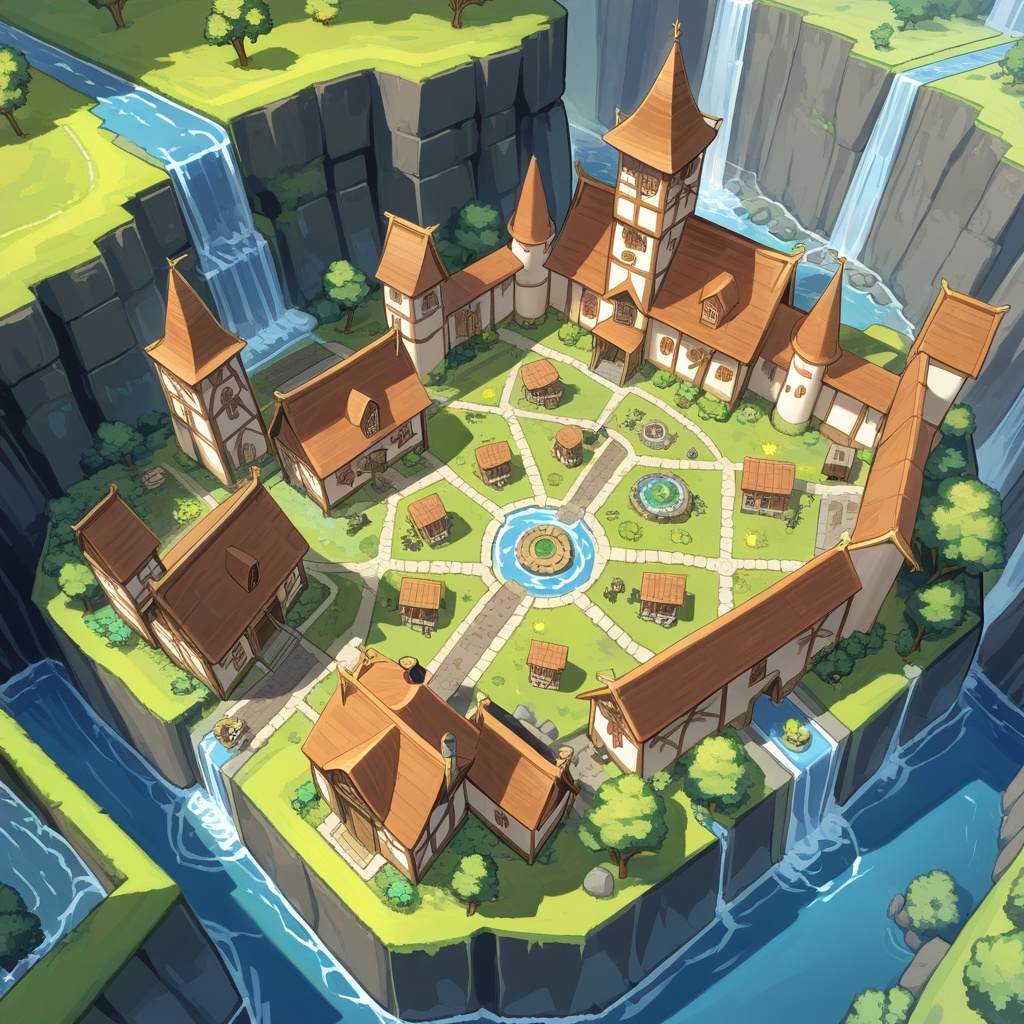 Strategy game style,  a0b,  scenery on Tensor.Art