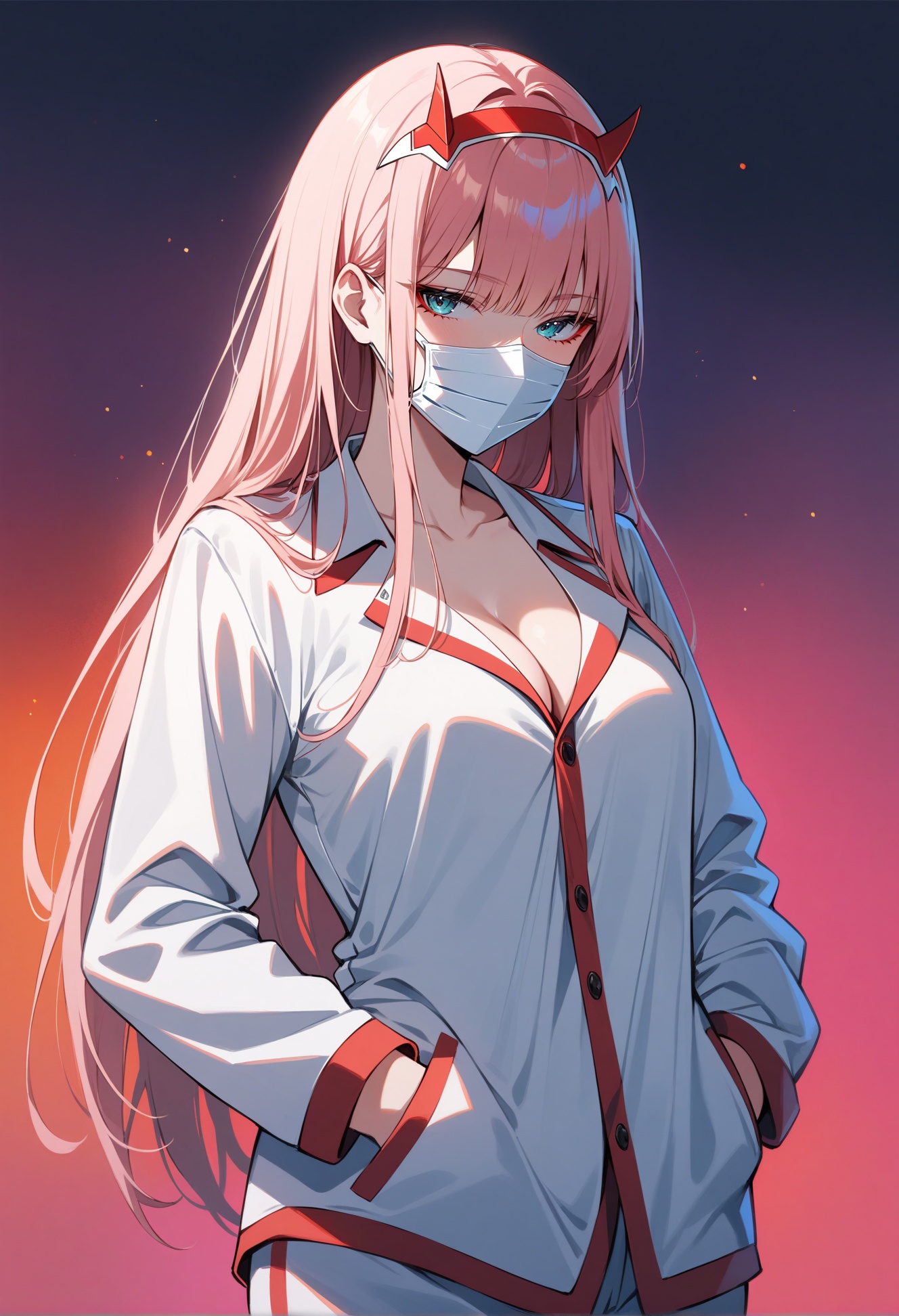 zero two \(darling in the franxx\),  darling in the franxx,  (masterpiece on Tensor.Art
