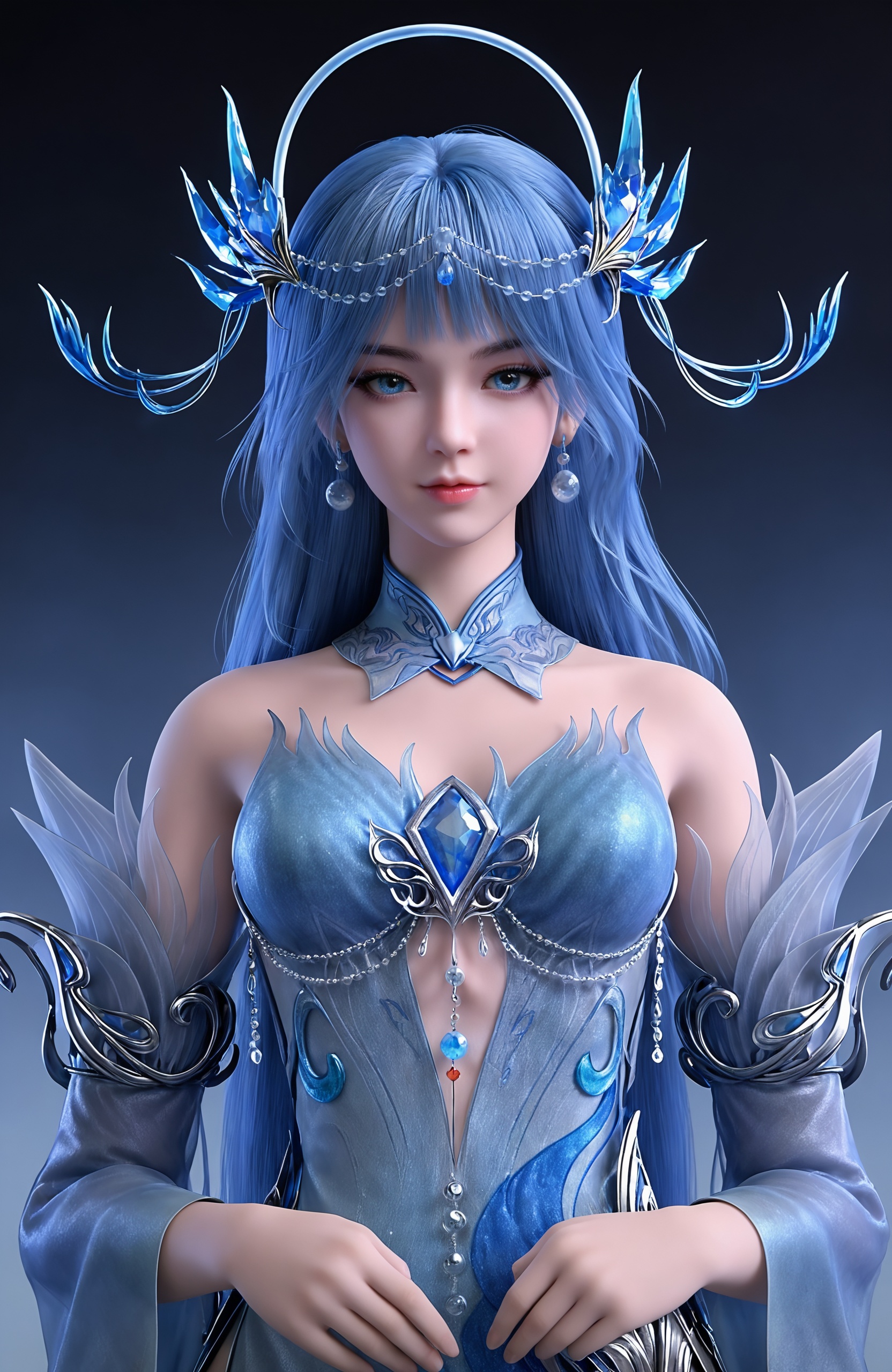 1girl,  long hair,  hair ornament by 漫 on Tensor.Art