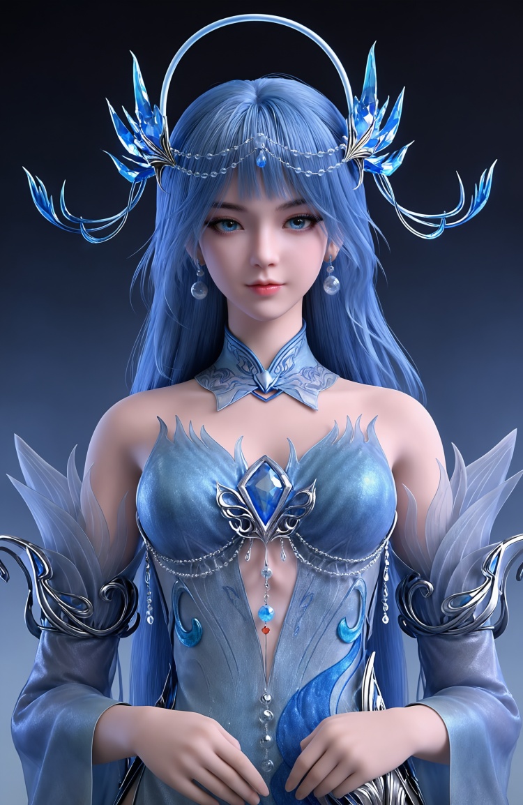 完美世界-蓝仙 by 漫 on Tensor.Art