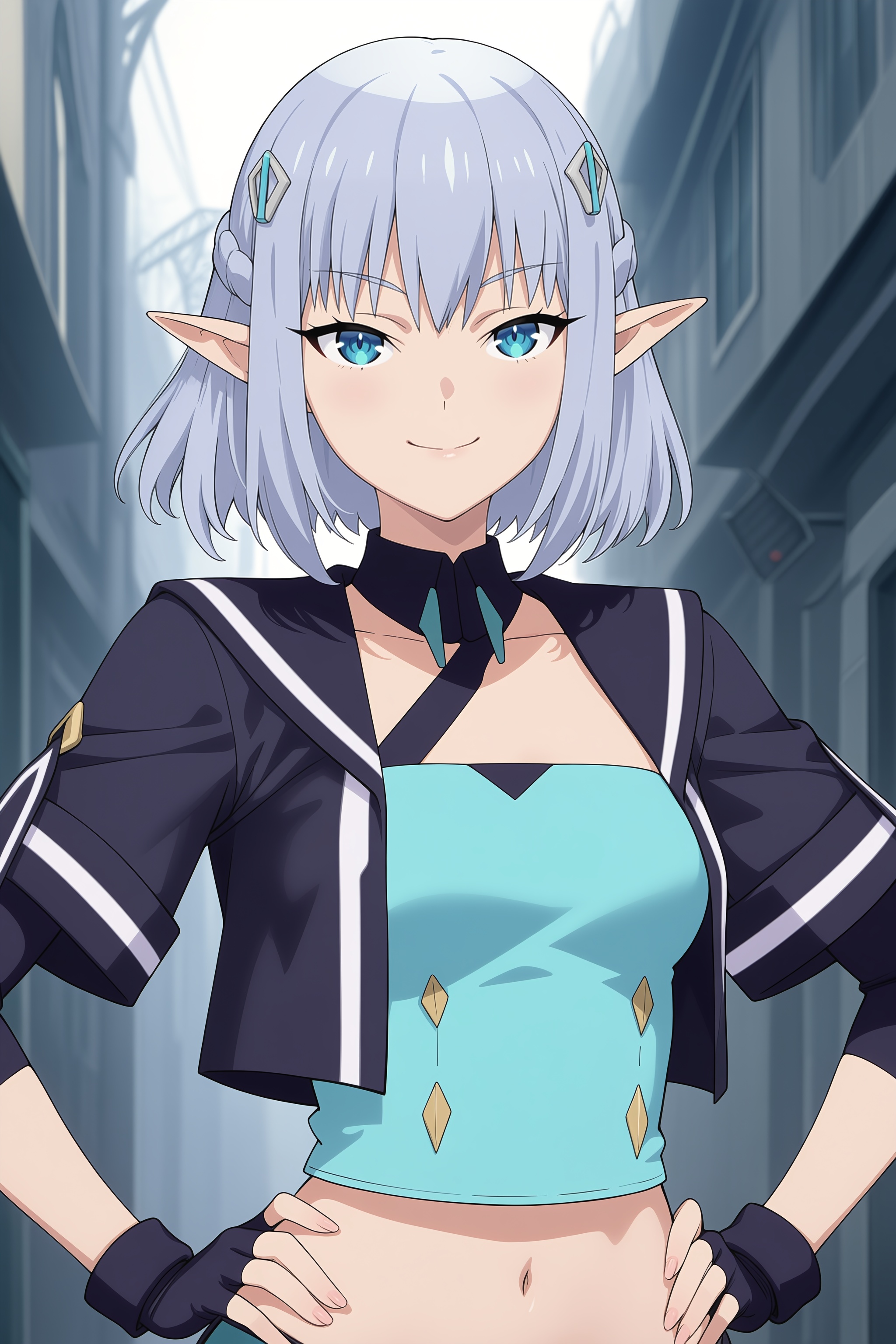 elma(reborn-space-mercenary),  1girl,  solo on Tensor.Art