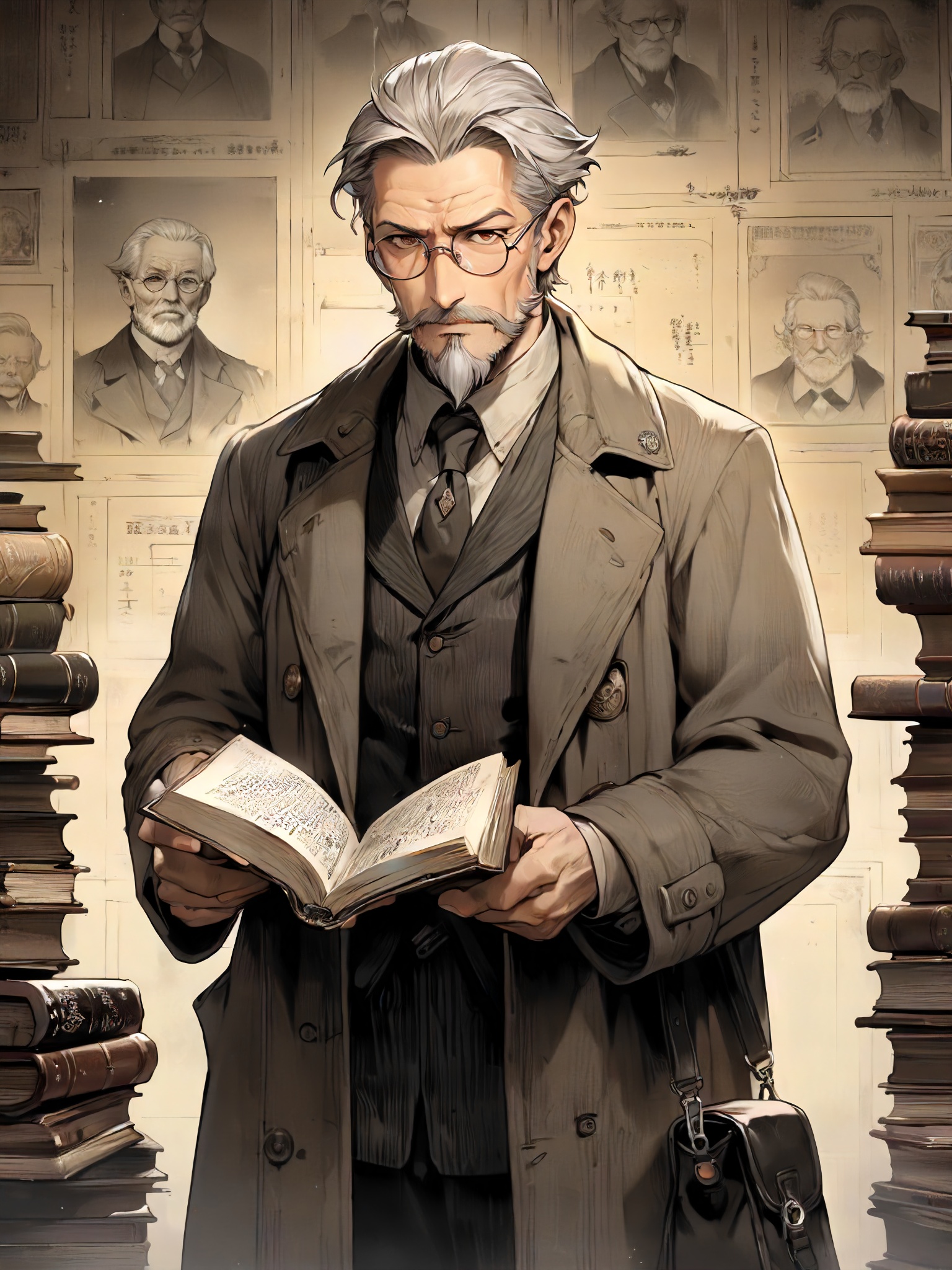 masterpiece,  manga style,  vintage picture on Tensor.Art