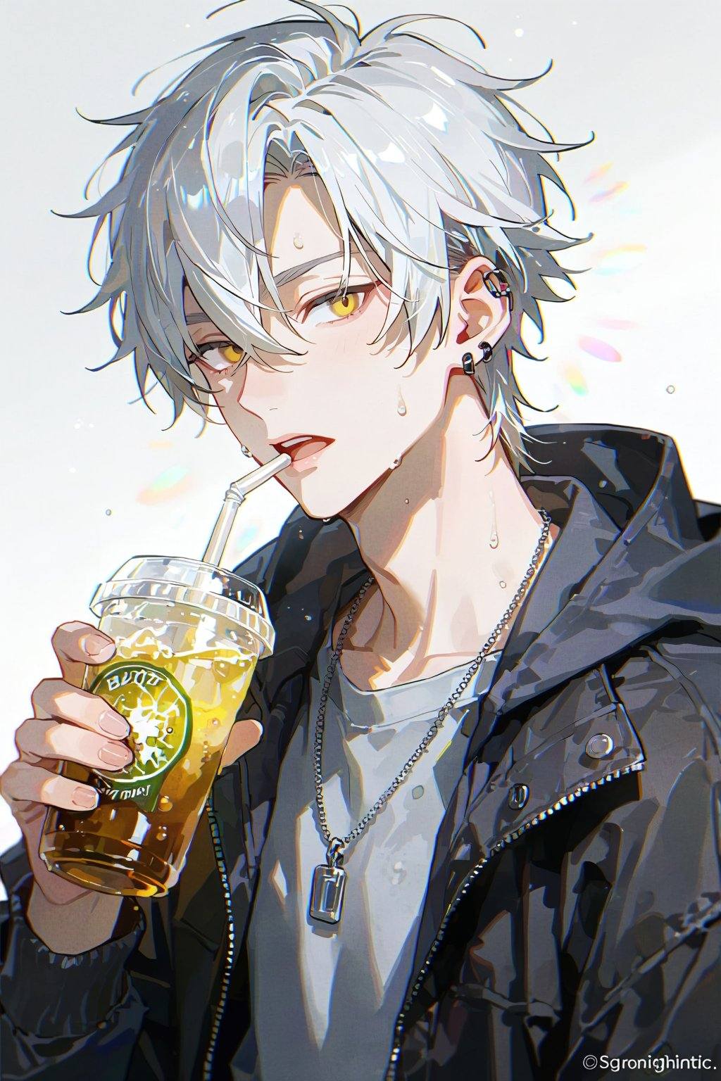 open mouth,  1boy,  sfw by 天TIN on Tensor.Art