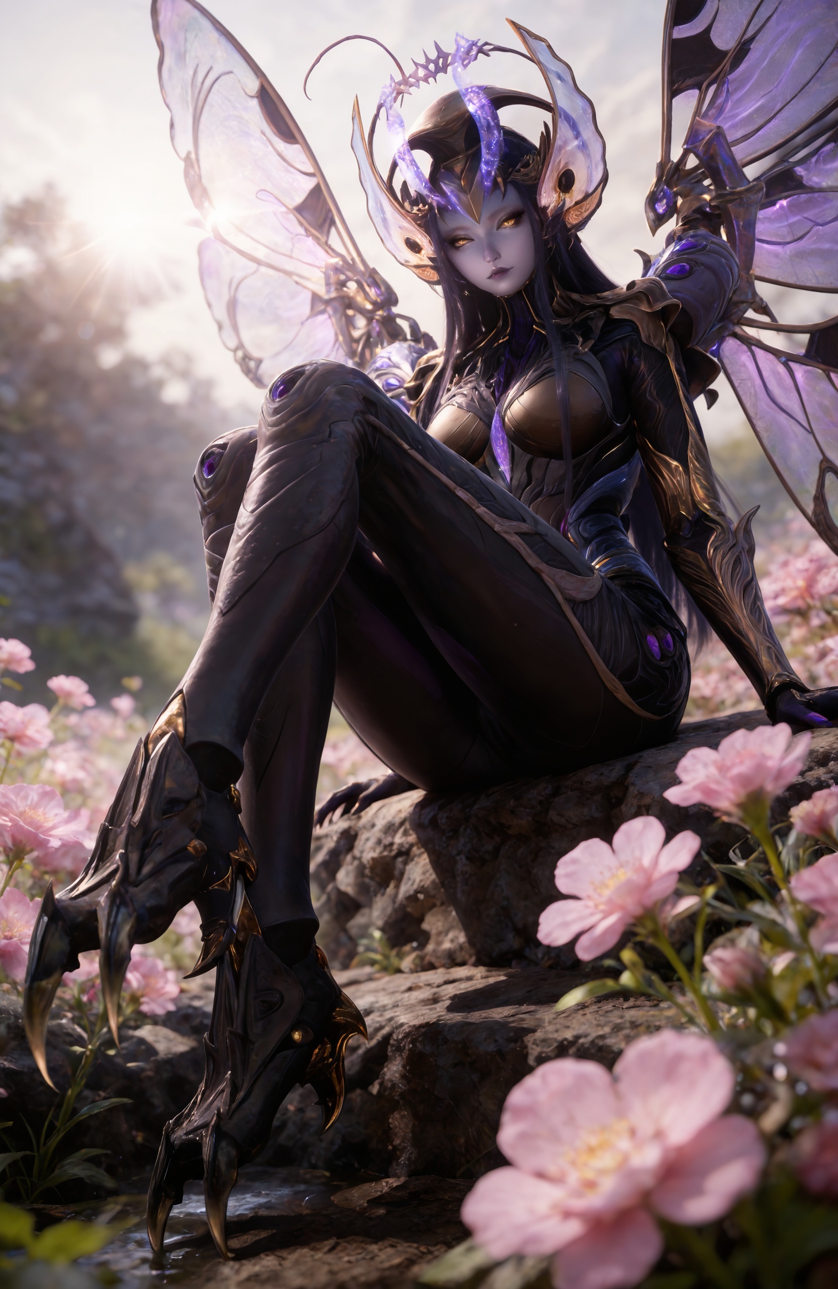1girl,  long hair,  black hair by 天海TianHai on Tensor.Art