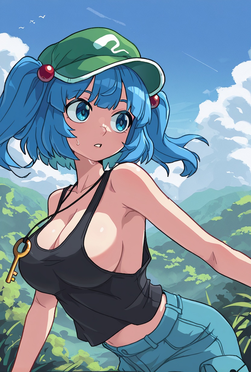 b1ll,  scenery,  kawashiro nitori on Tensor.Art