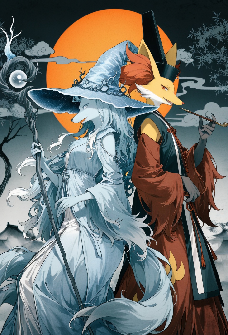 duo,  no humans,  furry on Tensor.Art