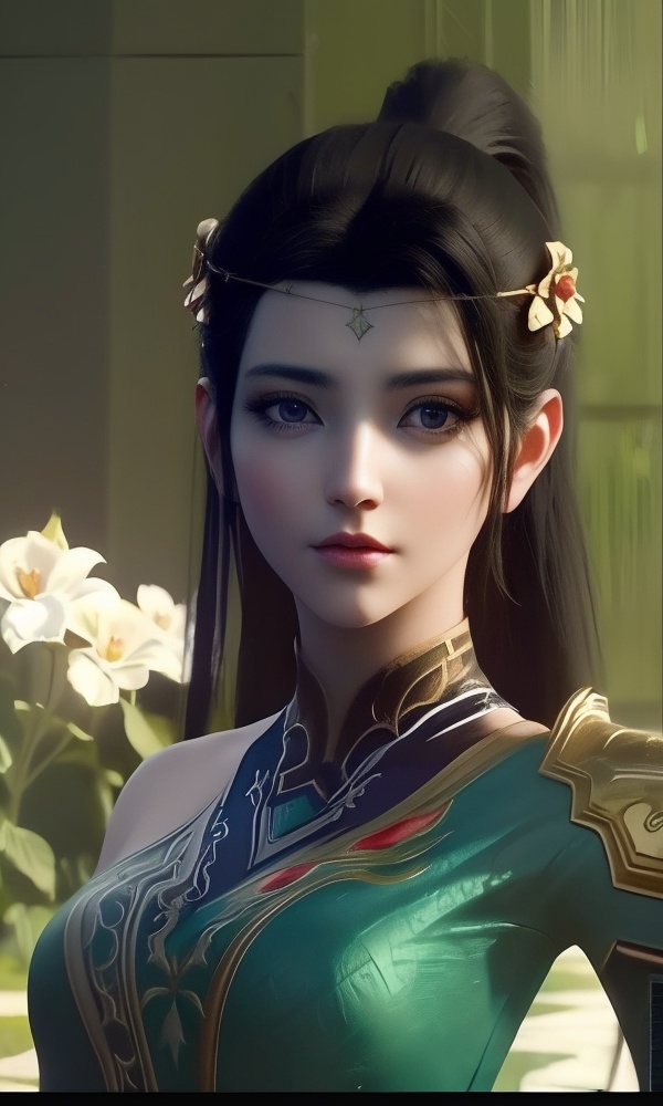 (,1girl, ,best quality, ),looking at viewer, <lora:378-DA-大主宰-唐芊儿:0.8> ,, ,,anime,(masterpiece, top quality, best quality, official art, beautiful and aesthetic:1.2), (1girl)	, , (()),extreme detailed,(fractal art:1.3),colorful, flowers ,highest detailed,(by Jeremy Lipking)    (()), (),