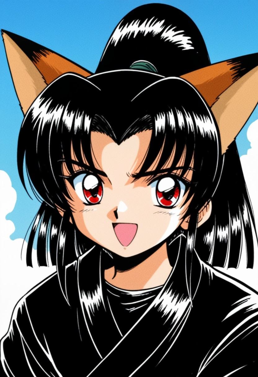 masterpiece,  best quality,  1990s retro anime style on Tensor.Art