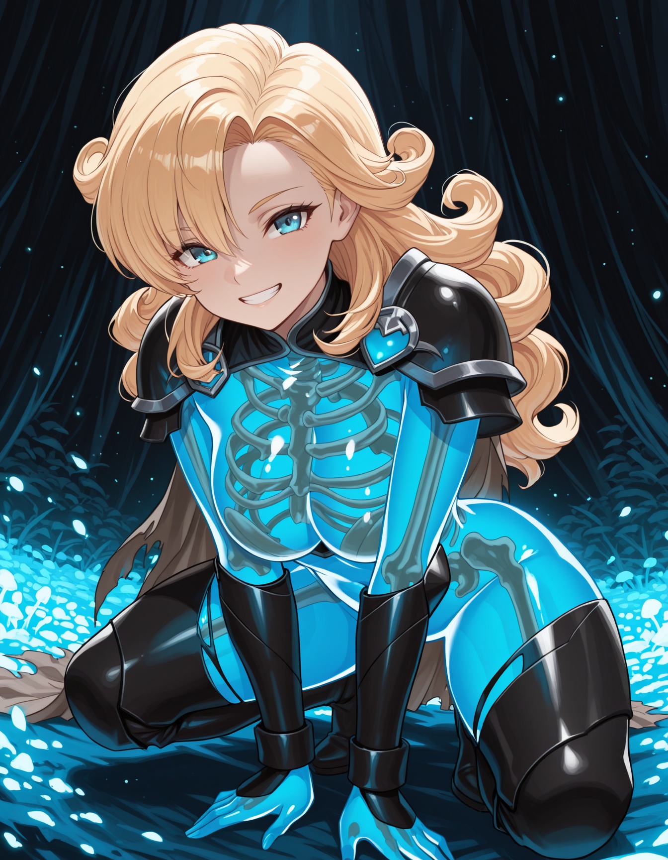 curvy,  HelOutfit,  black armor on Tensor.Art