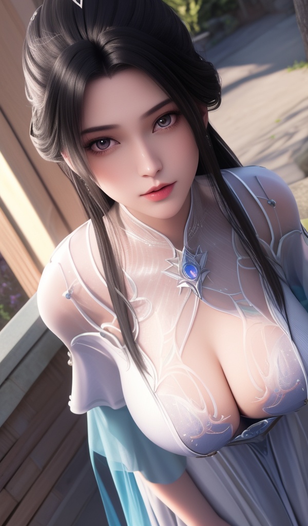<lora:611-DA-诛仙-陆雪琪-V3:0.8>(,1girl, ,best quality, ),looking at viewer,ultra detailed background,ultra detailed background,ultra realistic 8k cg, ,masterpiece, (( , )),   (magic, magic circle, ),  (cleavage), (),