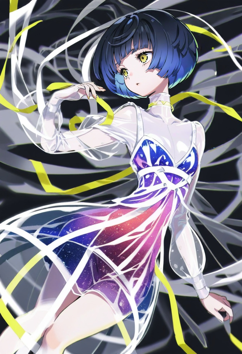 1girl,  short hair,  solo on Tensor.Art