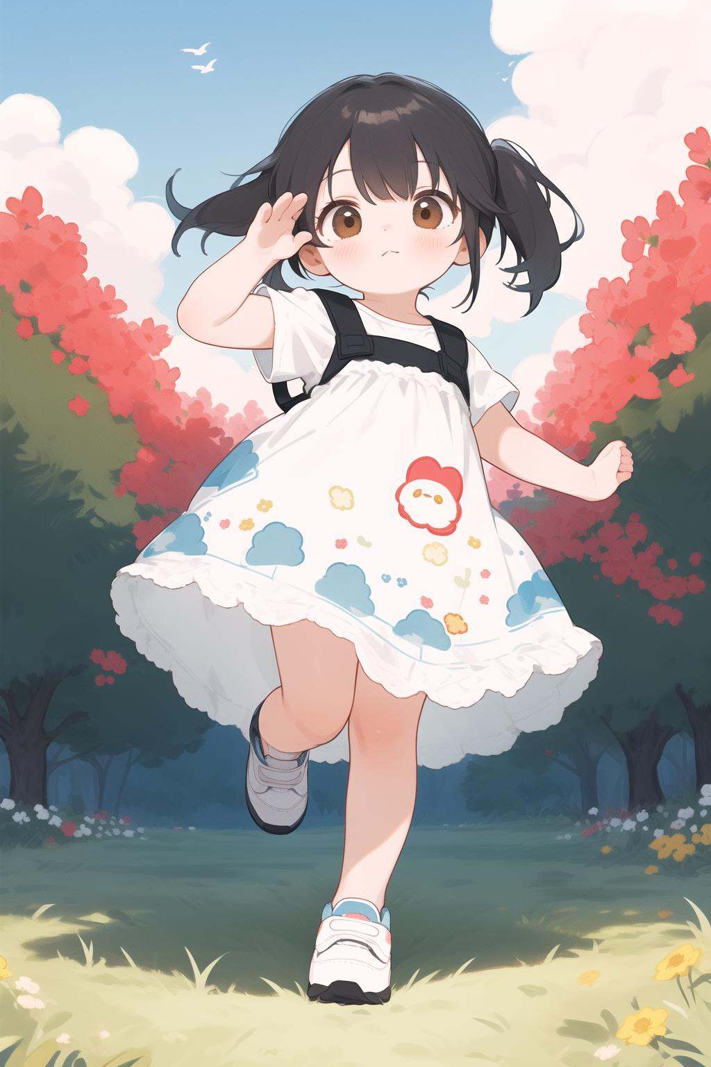 ),  low twintails,  hair on Tensor.Art