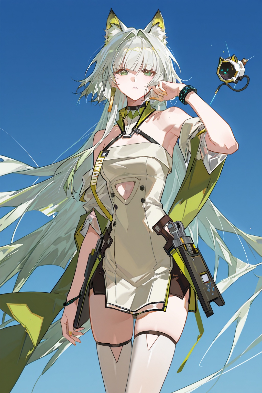 kal'tsit_esperanta_(arknights),  animal ear fluff,  animal ears on Tensor.Art