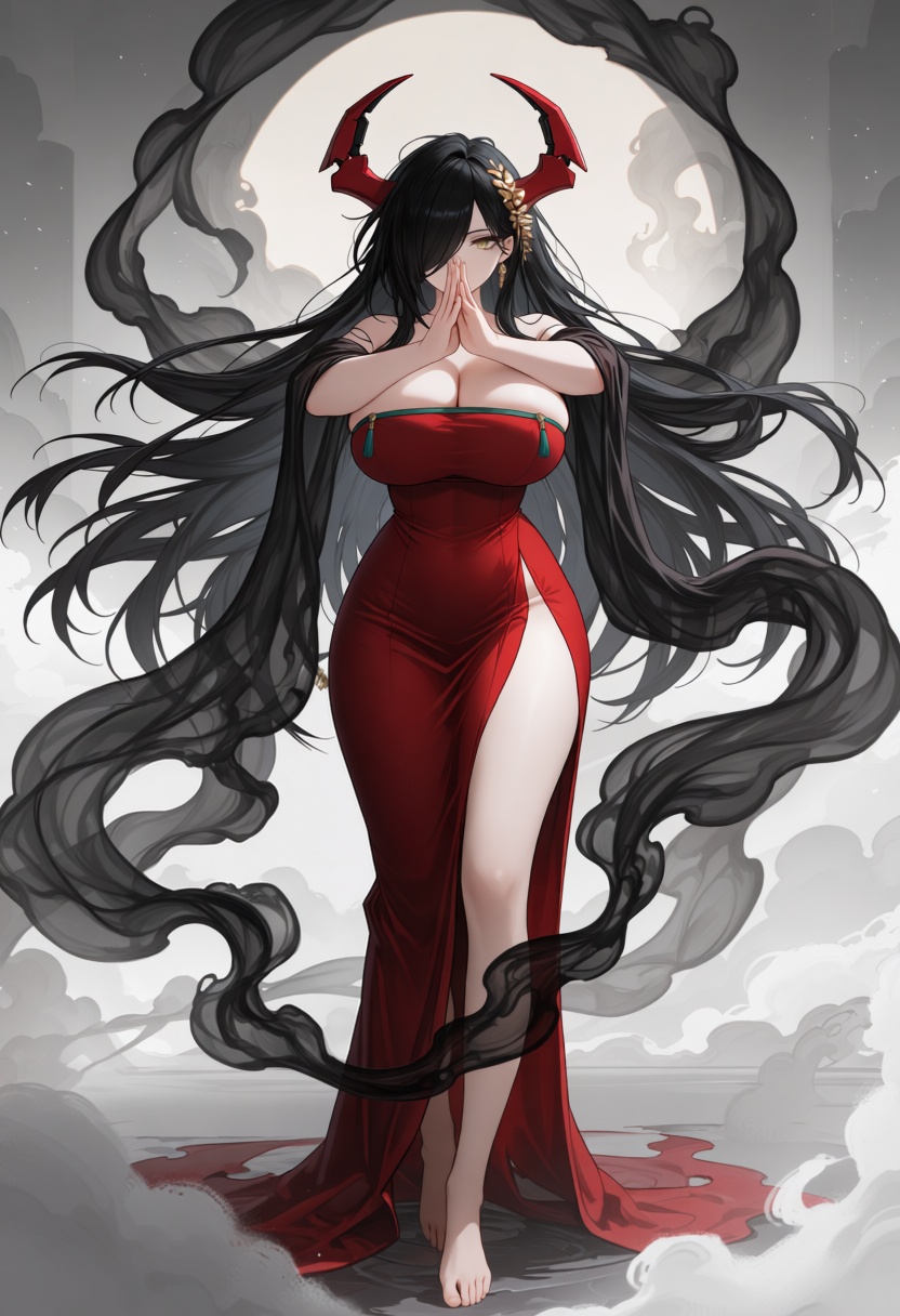 Smooth_Quality,  FantasyForge,  solo goddess on Tensor.Art
