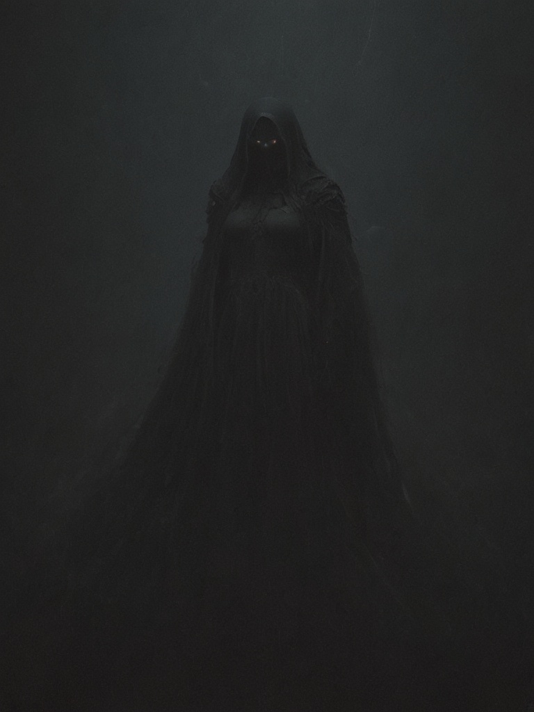 a most mischievous and evil witch got caught in giant black nothing on Tensor.Art