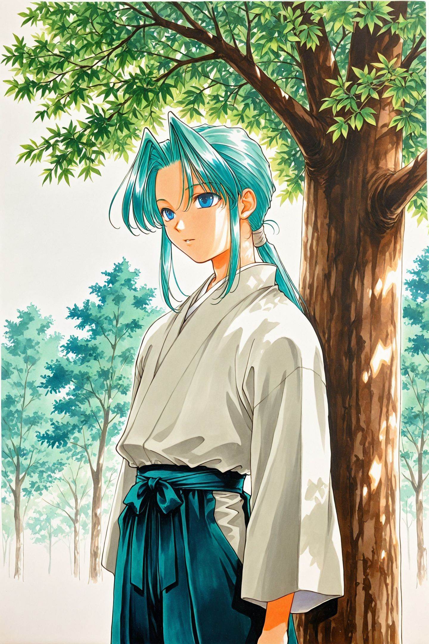 Minene Sakurano Style,  1boy,  Izumo Miyauchi on Tensor.Art