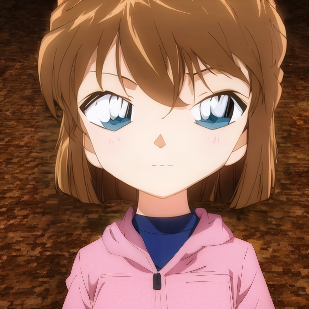 <lora:huiiyuanai0.56:1>,1girl,little_girl,underage,blue eyes,light brown hair,full_shot,head_tilt,