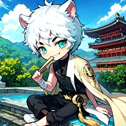 Hu,  1boy,  male focus by 叨叨叨 on Tensor.Art