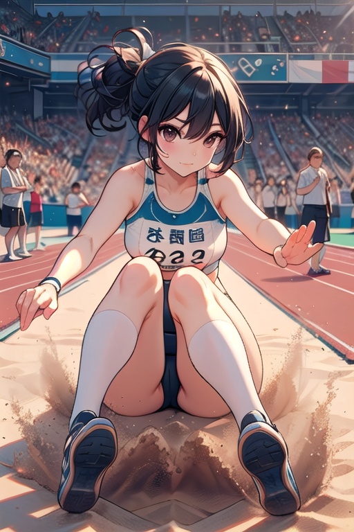 ((long jump)),  ((sand pit)),  ((dust)) on Tensor.Art