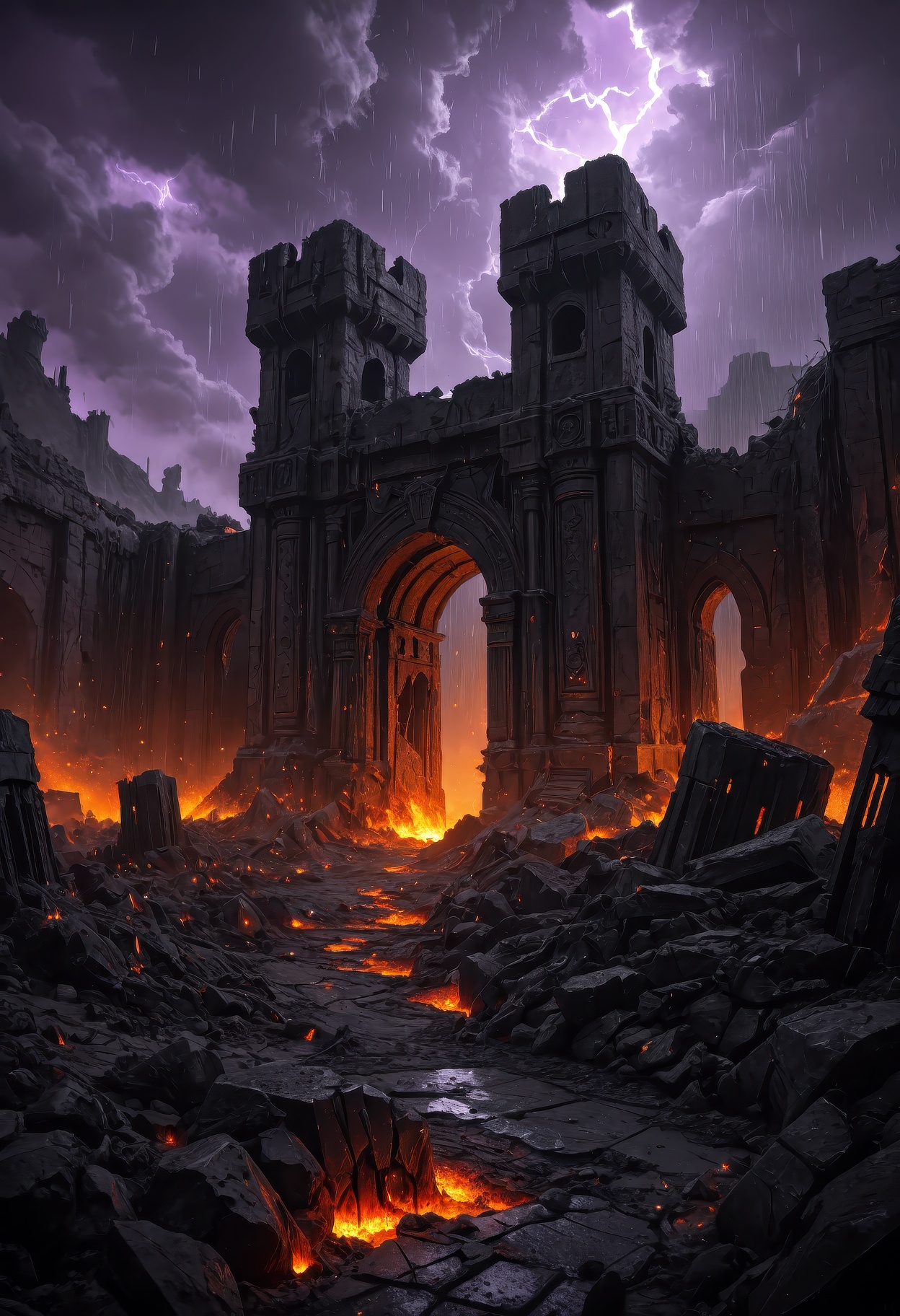 masterpiece,  best quality,  dark fantasy setting on Tensor.Art