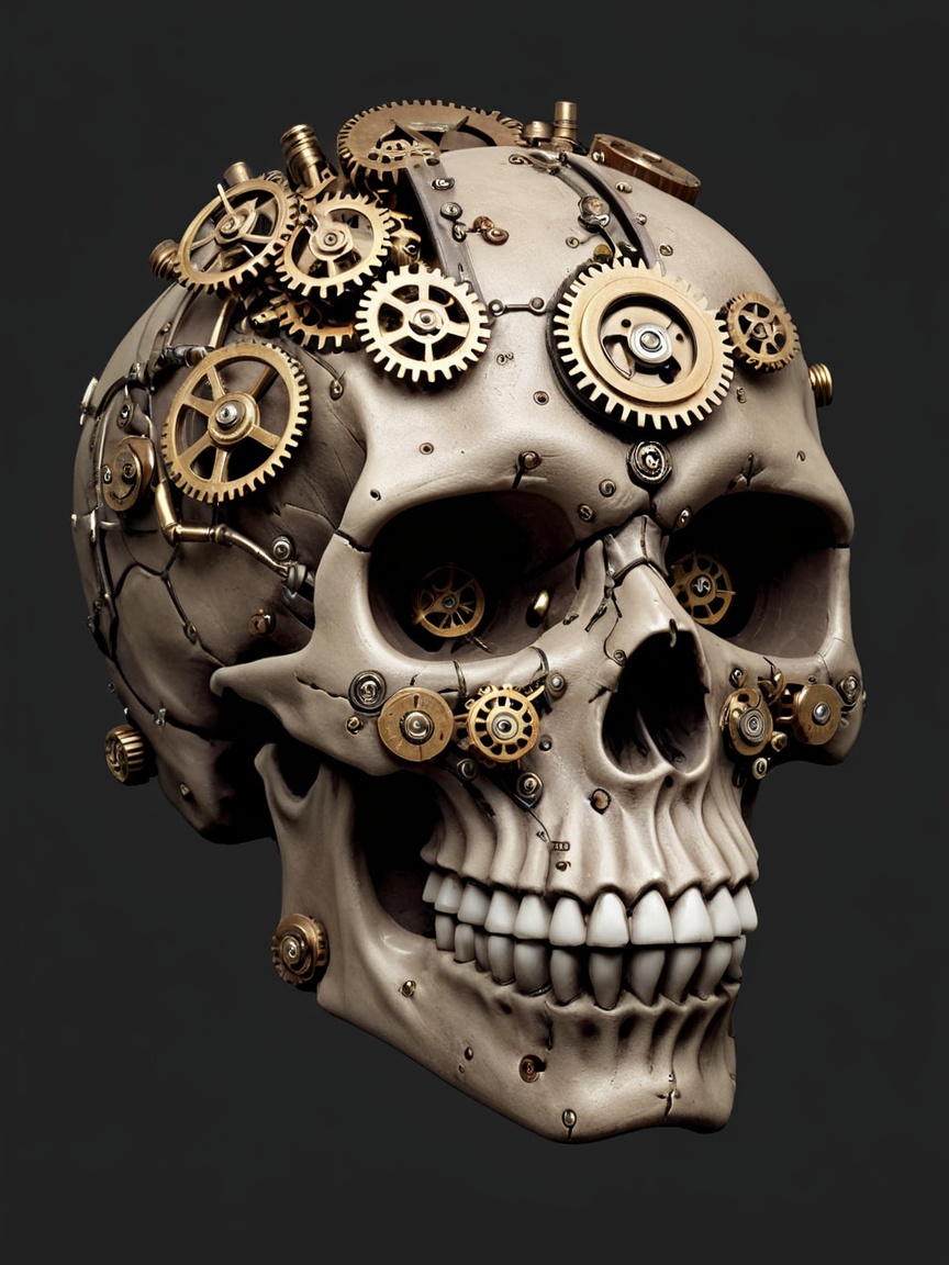 steampunk,  no humans,  gears on Tensor.Art